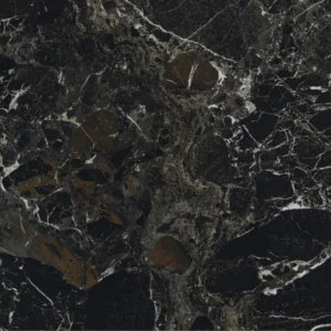Piso Ceramico Nero Lux 75x75 Polido Retificado Karina